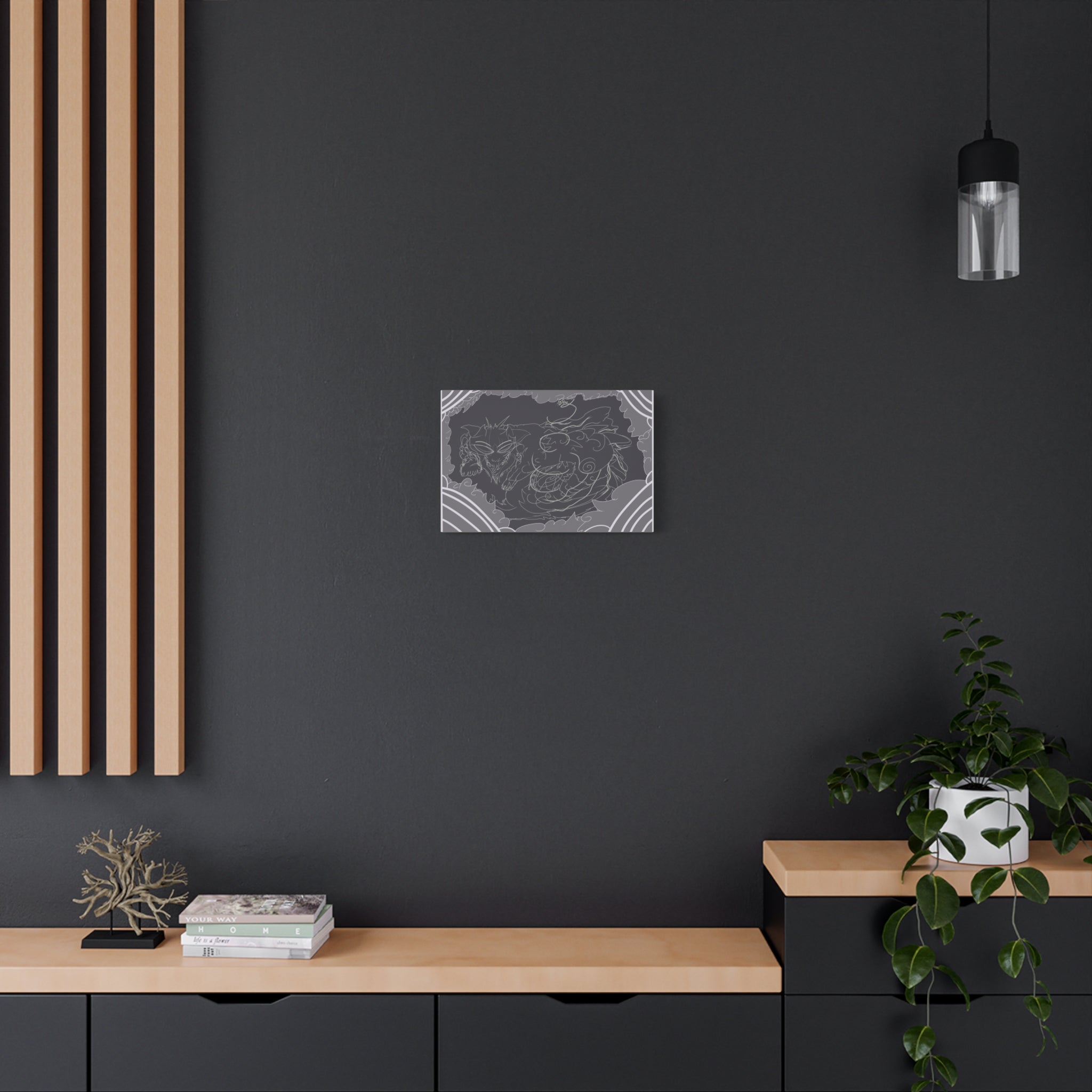 Wind Tigers Rest     Matte Canvas Wall Art – Stretched 1.25"