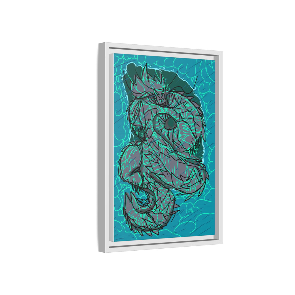 Jade Storm Serpent 

Matte Canvas, Framed (Multi-color)