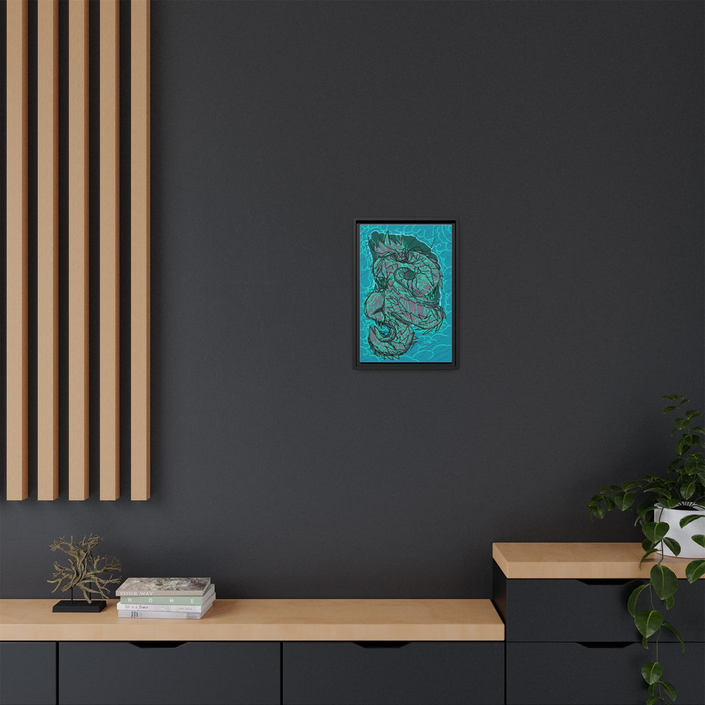 Jade Storm Serpent 

Matte Canvas, Framed (Multi-color)