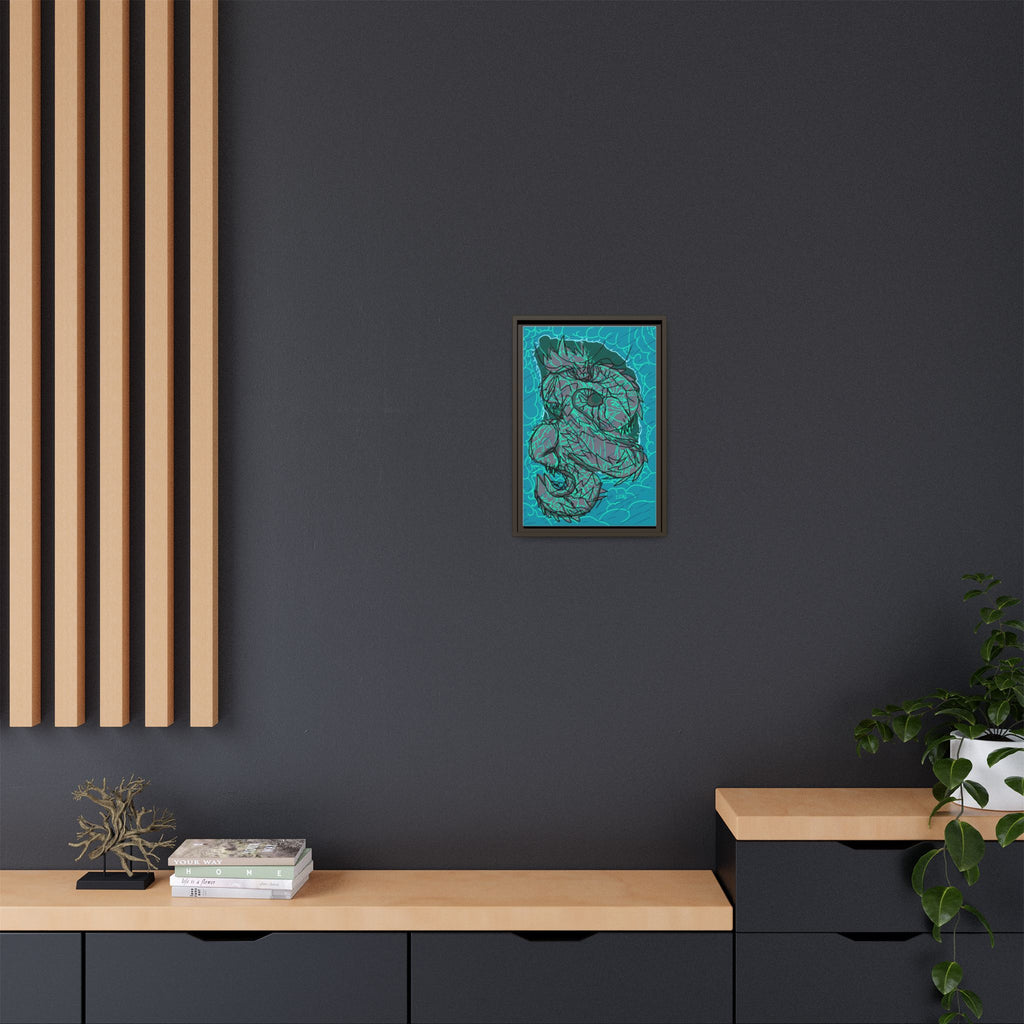 Jade Storm Serpent 

Matte Canvas, Framed (Multi-color)