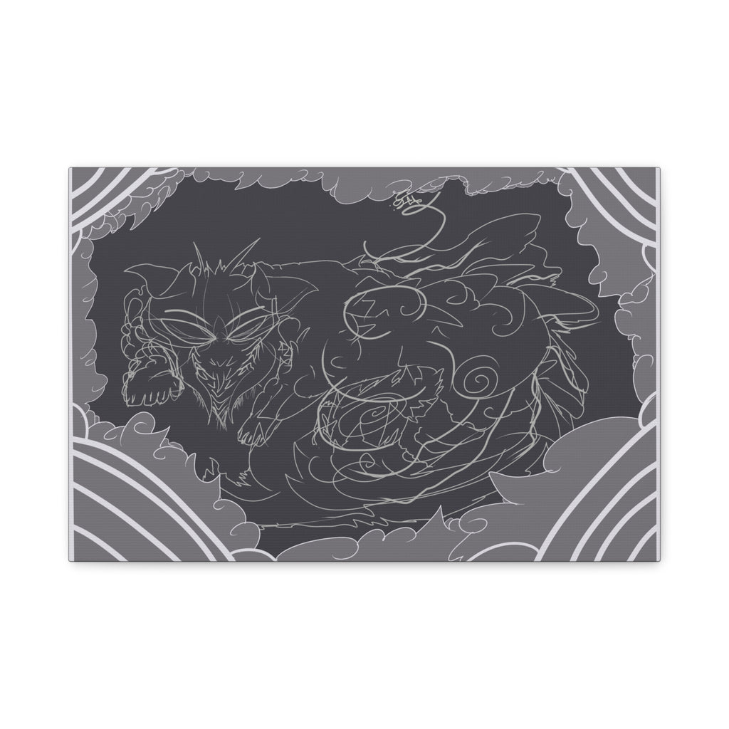 Wind Tigers Rest     Matte Canvas Wall Art – Stretched 1.25"