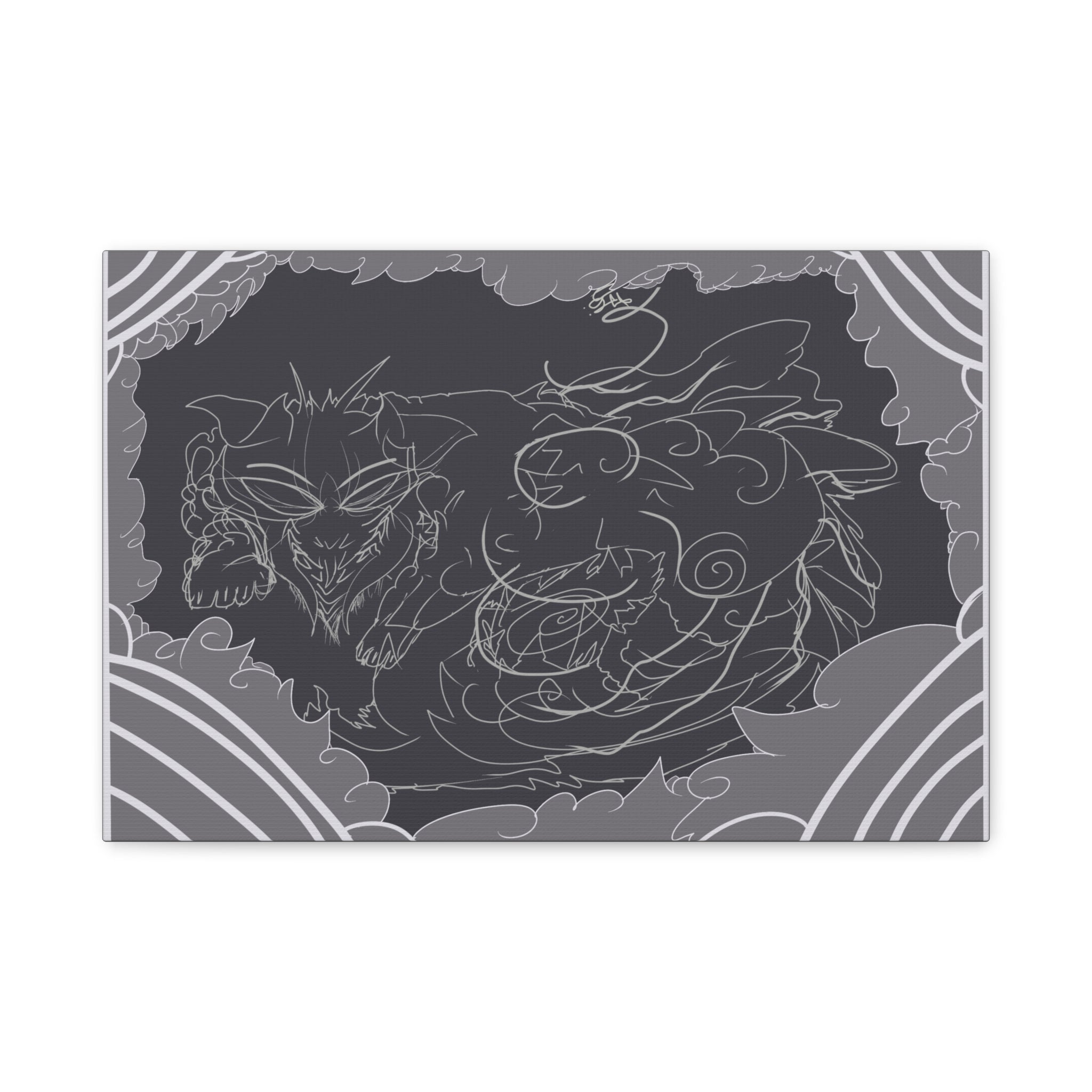 Wind Tigers Rest     Matte Canvas Wall Art – Stretched 1.25"