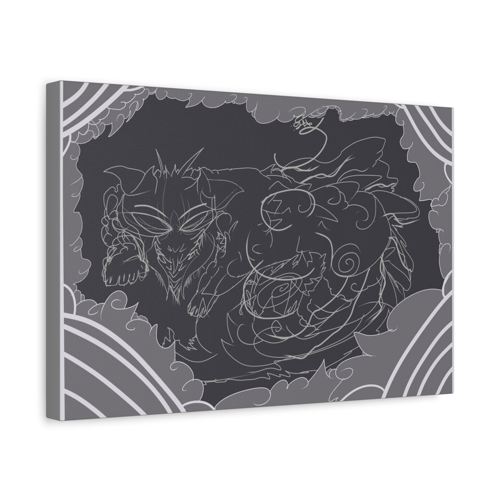 Wind Tigers Rest     Matte Canvas Wall Art – Stretched 1.25"