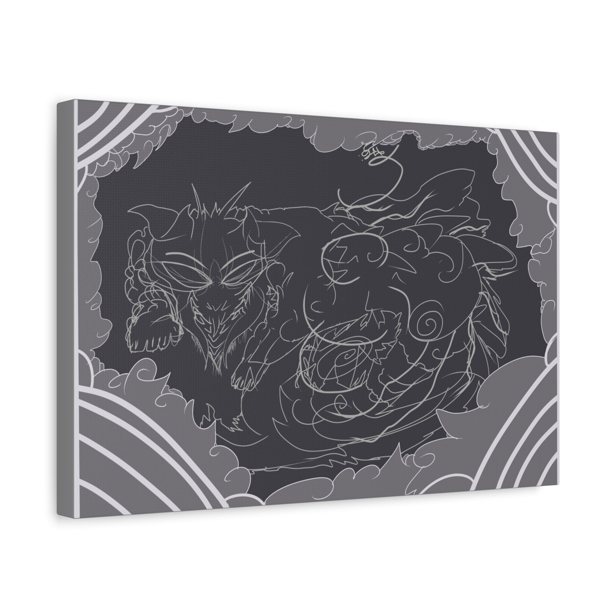 Wind Tigers Rest     Matte Canvas Wall Art – Stretched 1.25"